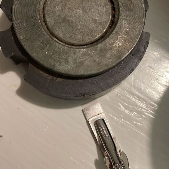 Vintage-1950s-1.5” x 0.33” Robbins Company Art Deco silver tone tie bar/clip - Picture 14 of 14